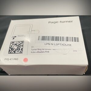 Page-turner Turner Ring for eReaders in Pink